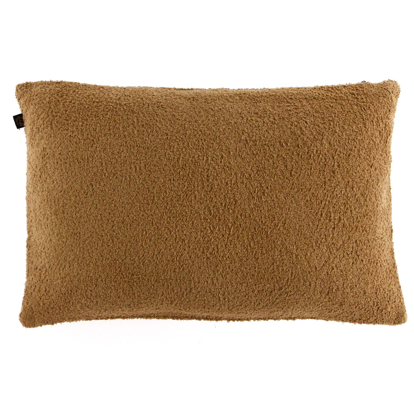 Haomy Housse de coussin bouclette Erode tabac - 40x60 cm