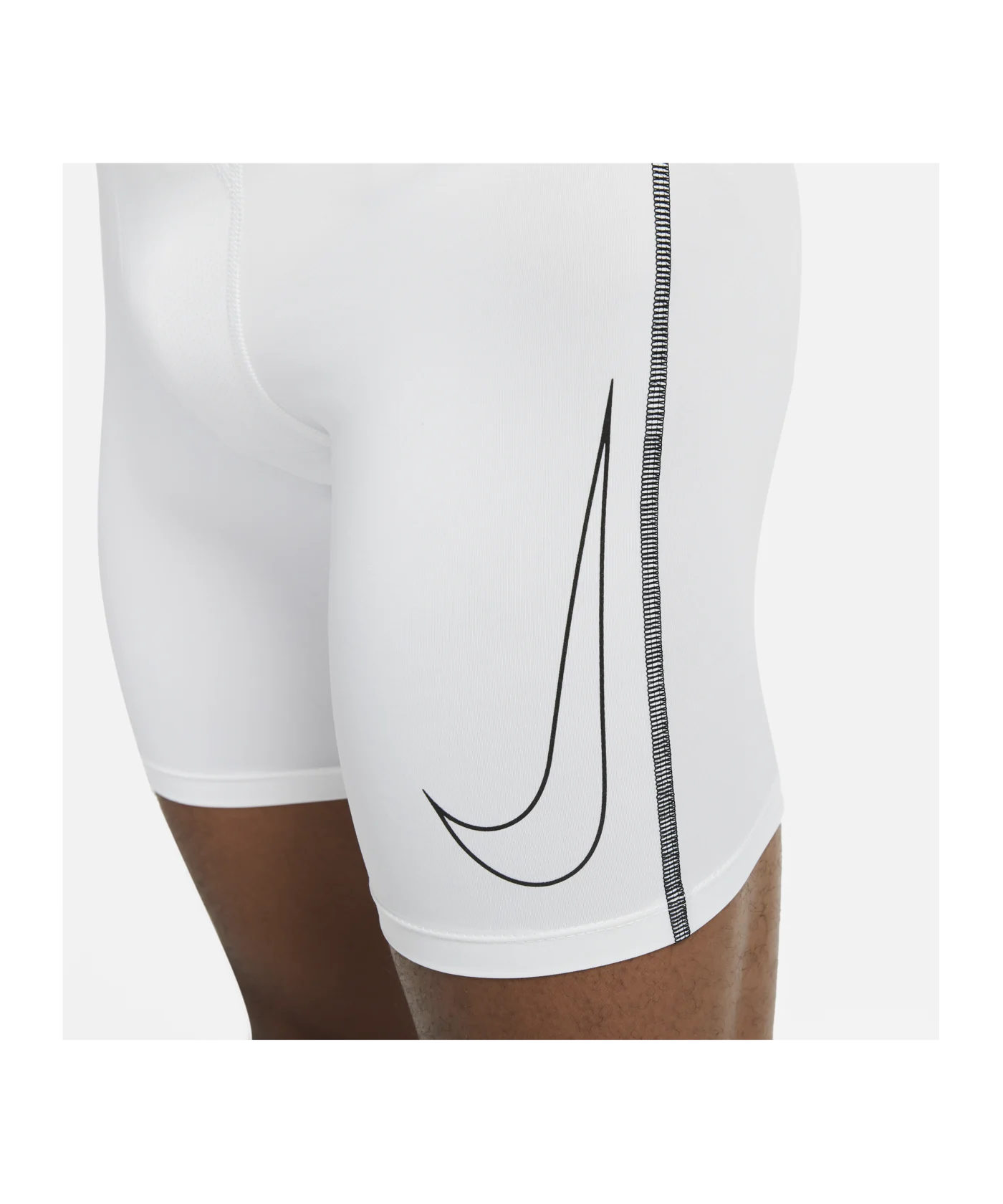 Nike Pro Short Weiss Schwarz F100