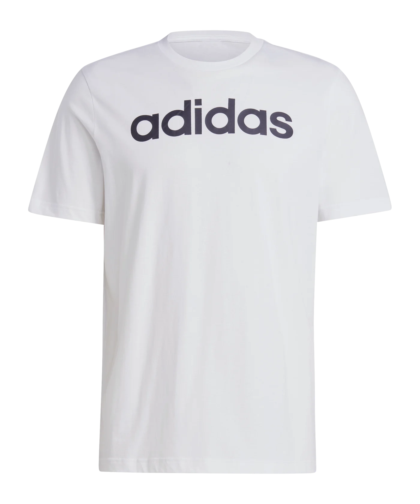 adidas Essentials Embroidered Logo T-Shirt Weiss