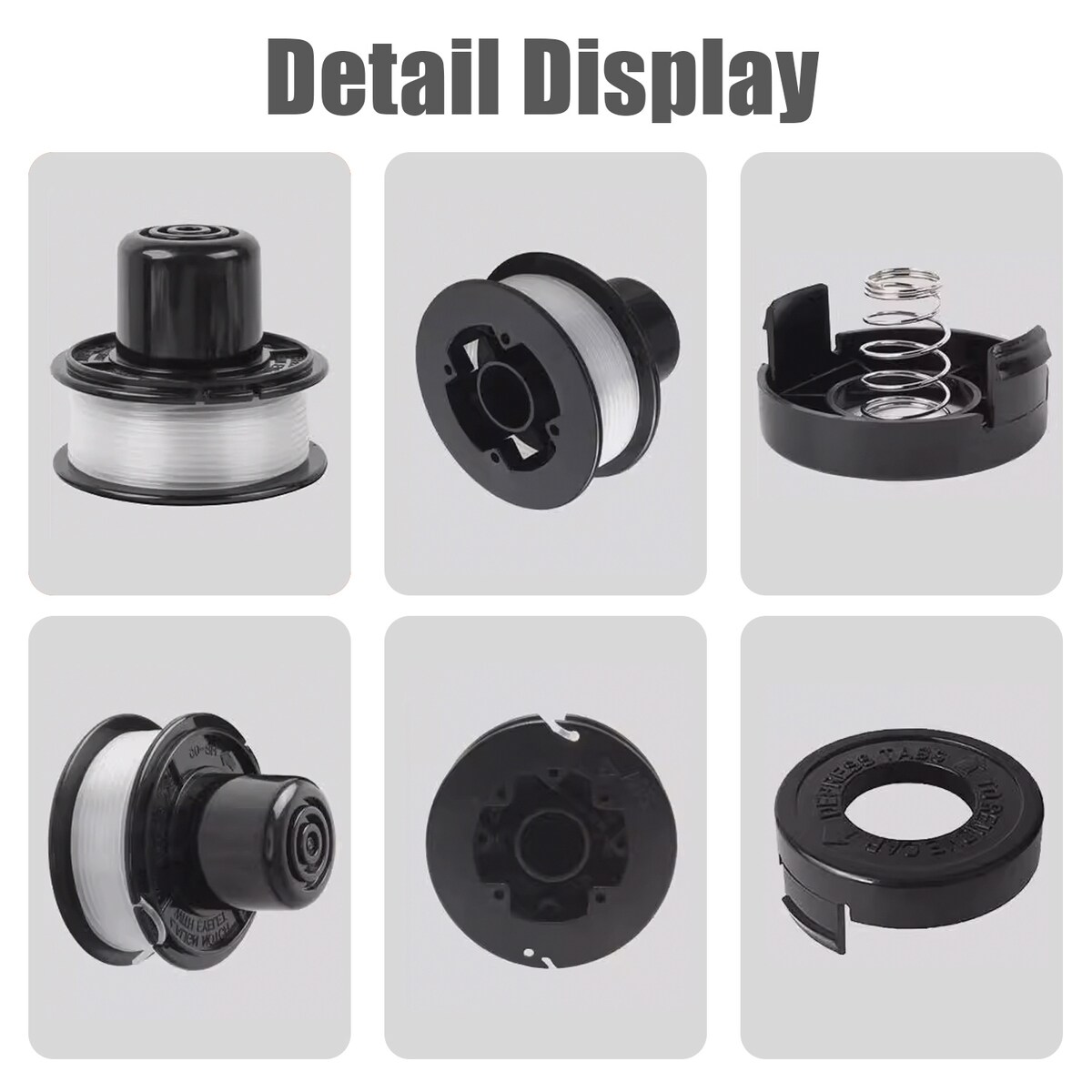 Trimmerspole for Black Decker GL250/GL310/GL360 gresstrimmer