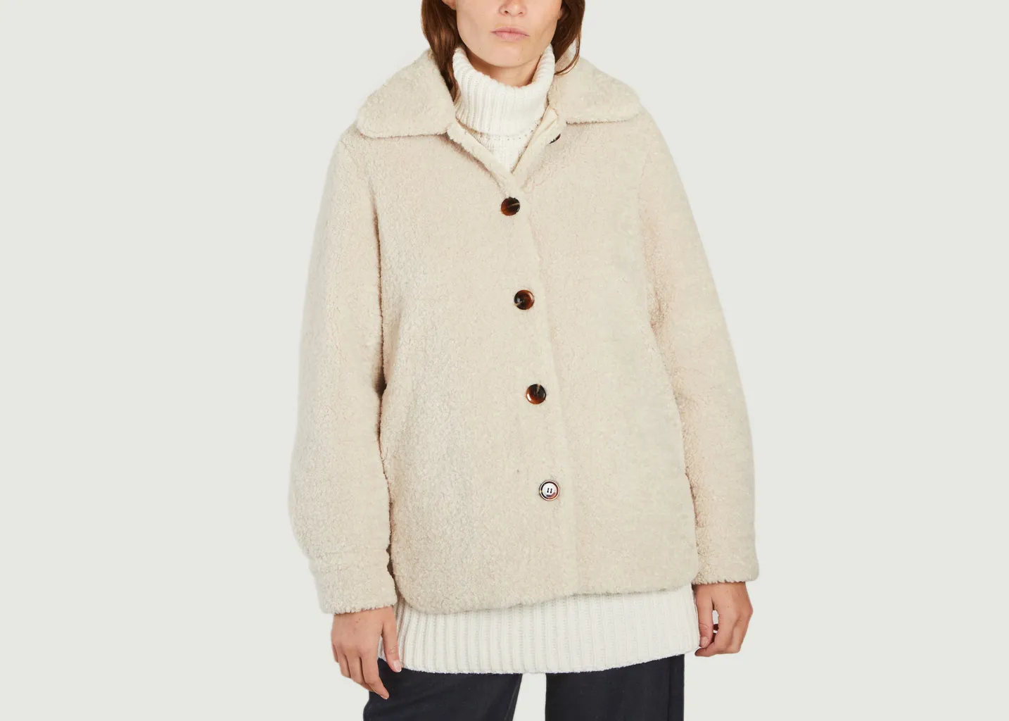 Veste effet fourrure Aylina Samsoe Samsoe