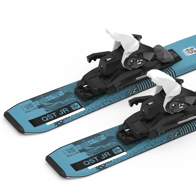 QST XS (and C5)  Junior - All Mountain-Ski-Set für Kids Blue/Grey