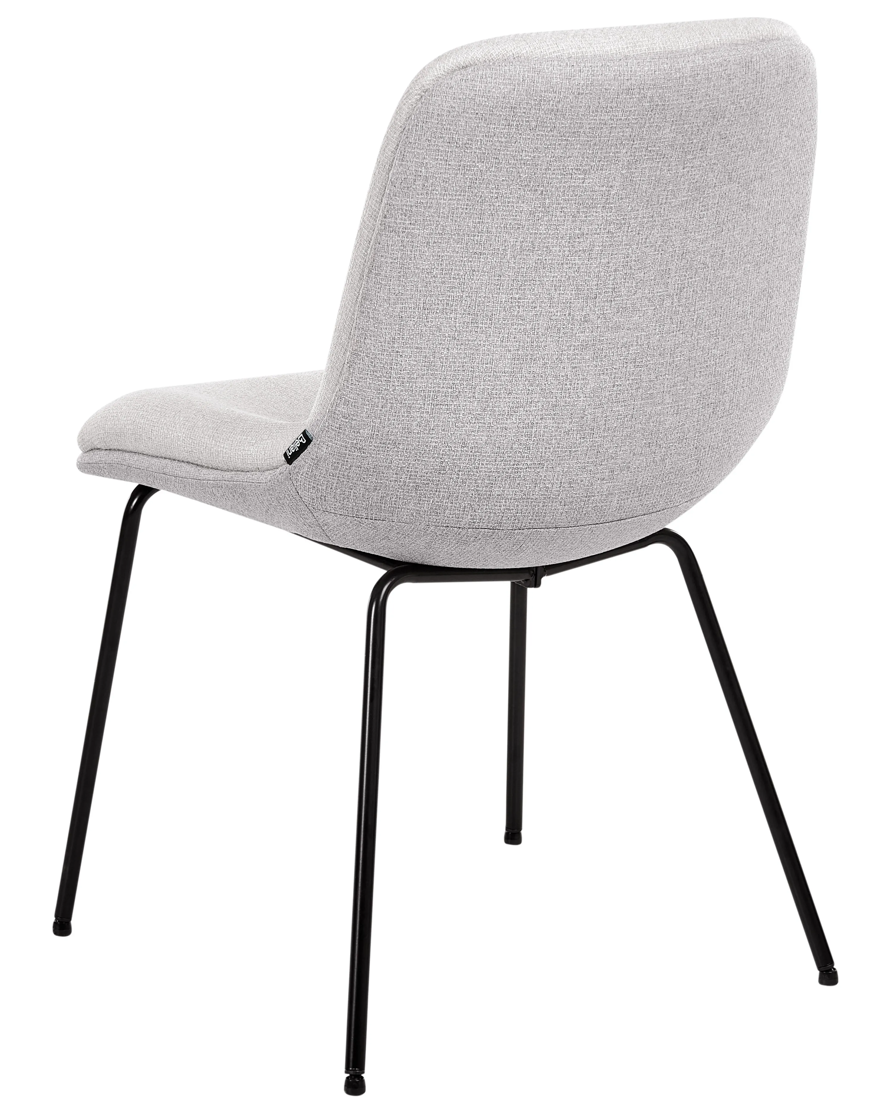 Set van 2 eetkamerstoelen LORIDA Stof Lichtgrijs