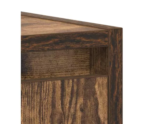 Armoire de bain Chêne fumé 60x33x61 cm Bois d'ingénierie