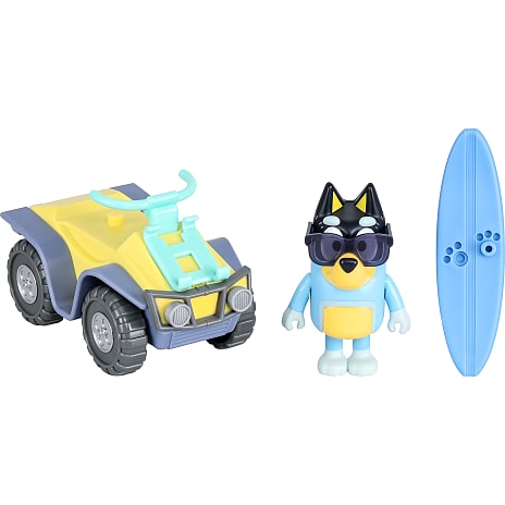Bluey legesæt med Bandit og strandbuggy