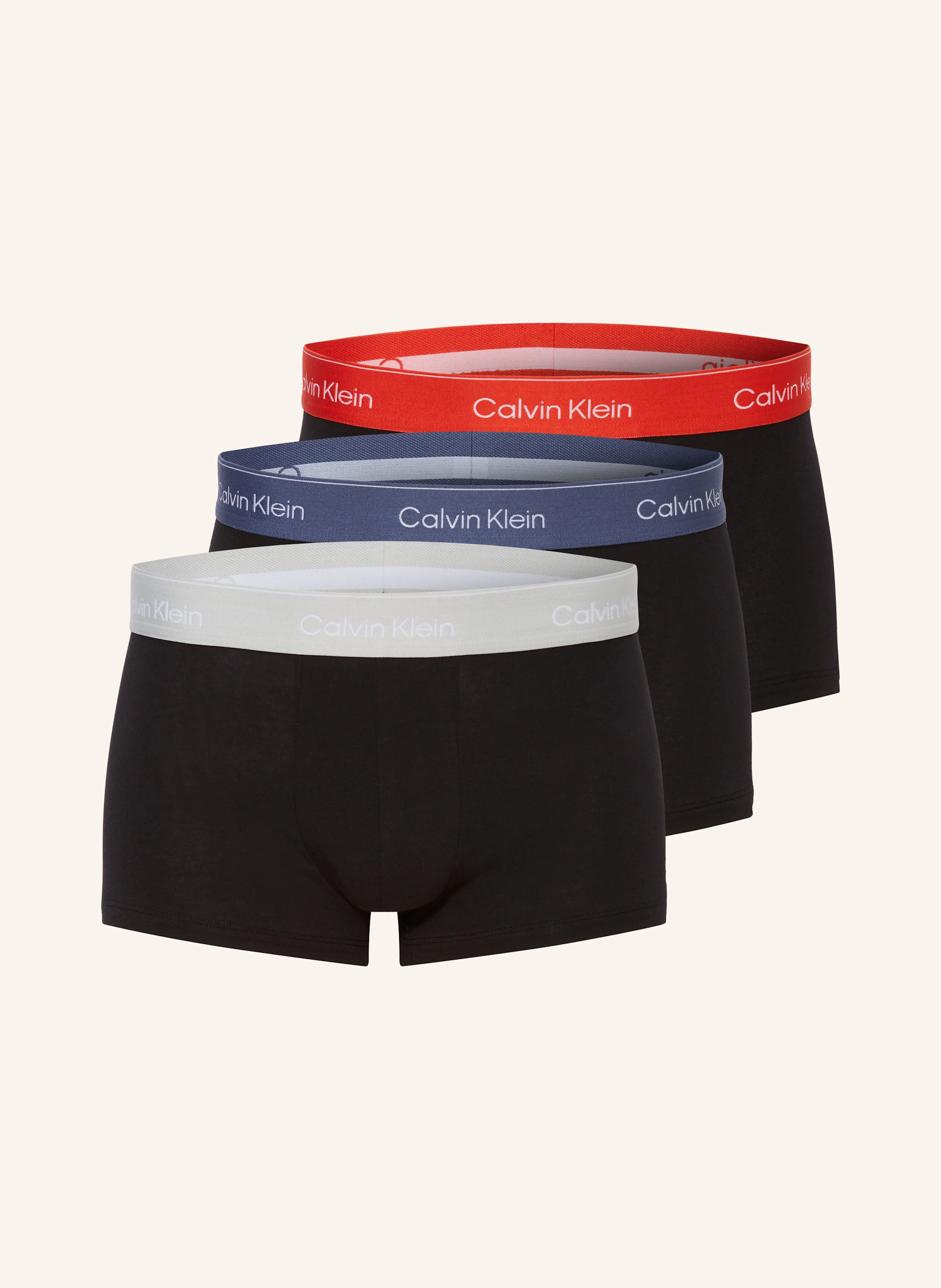 Calvin Klein 3er-Pack Boxershorts ICON COTTON STRETCH Low Rise