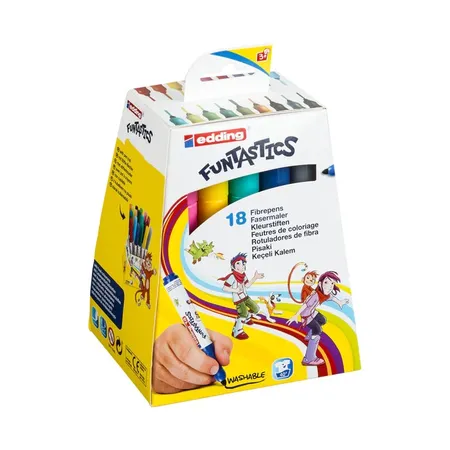 edding 14 Fasermaler FUNTASTICS, 3mm 18 Stück