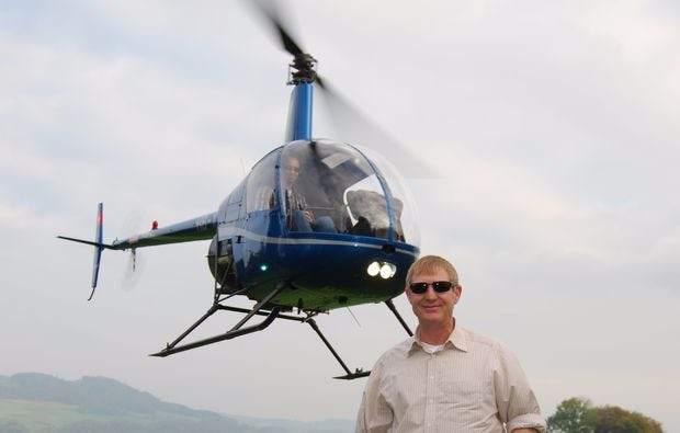 Hubschrauber-Rundflug in Basel als Geschenkidee