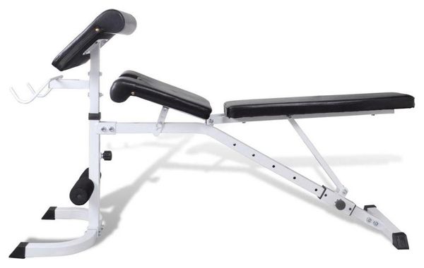 Banc de musculation multifonction dossier siège et support réglable 02_0000033