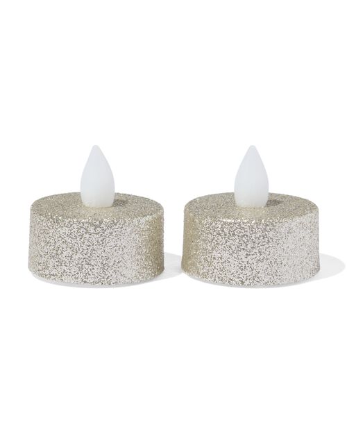 bougies chauffe-plat led or