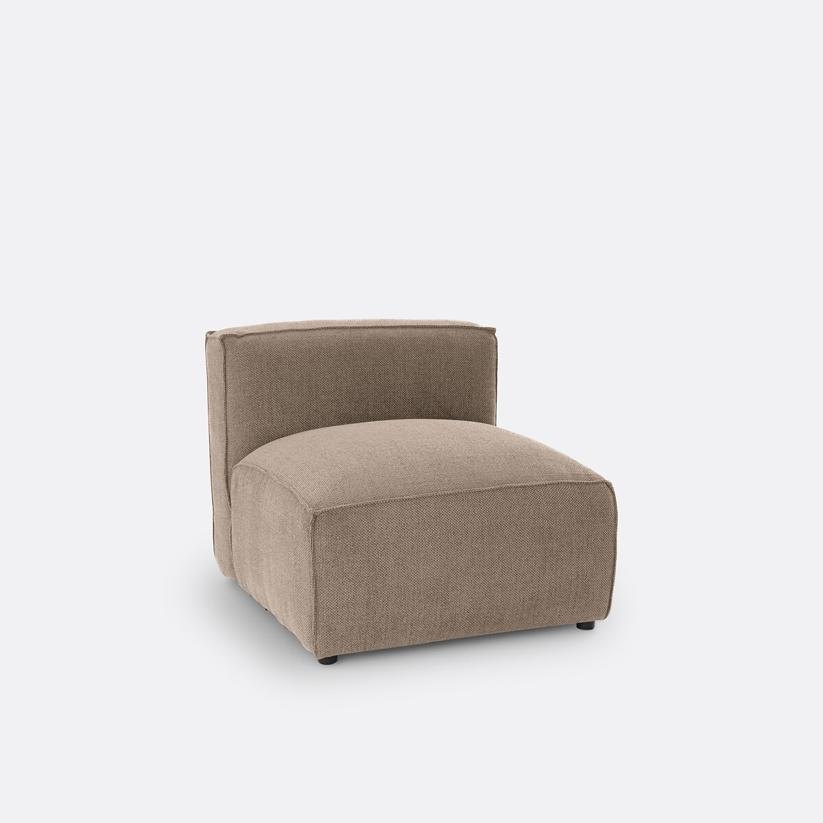 LA REDOUTE INTERIEURS<br>Banco modular em tecido texturizado, Seven