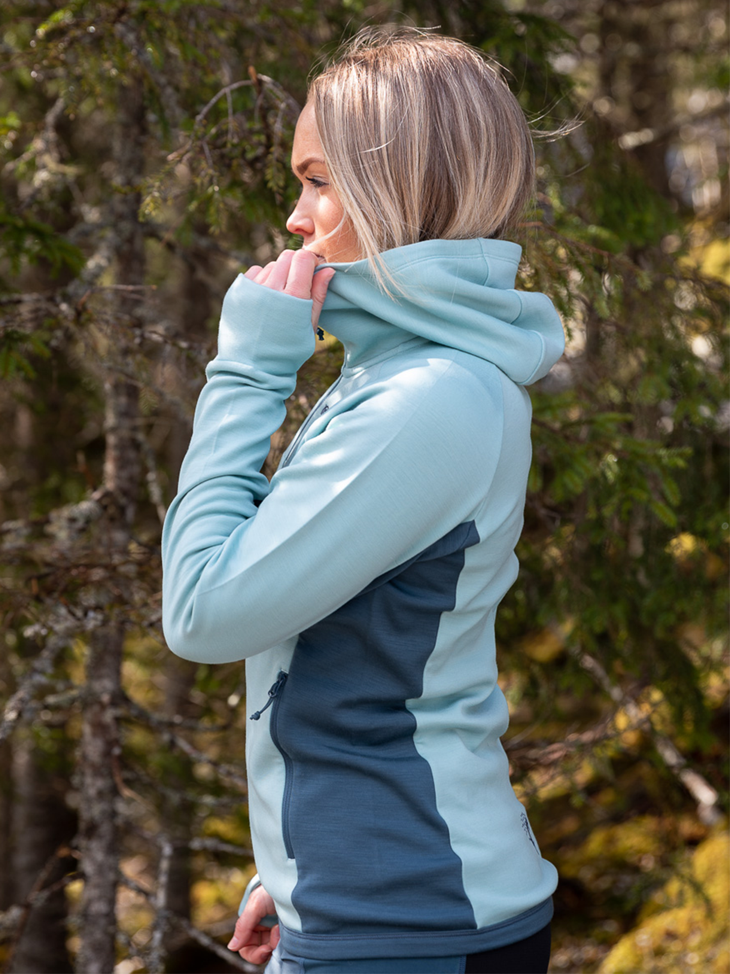 Cecilie Wool Hood Jacket