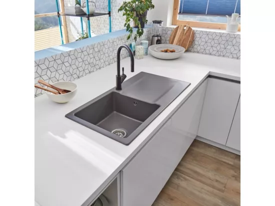 Evier VILLEROY ET BOCH Siluet 60 Blanc CeramicPlus