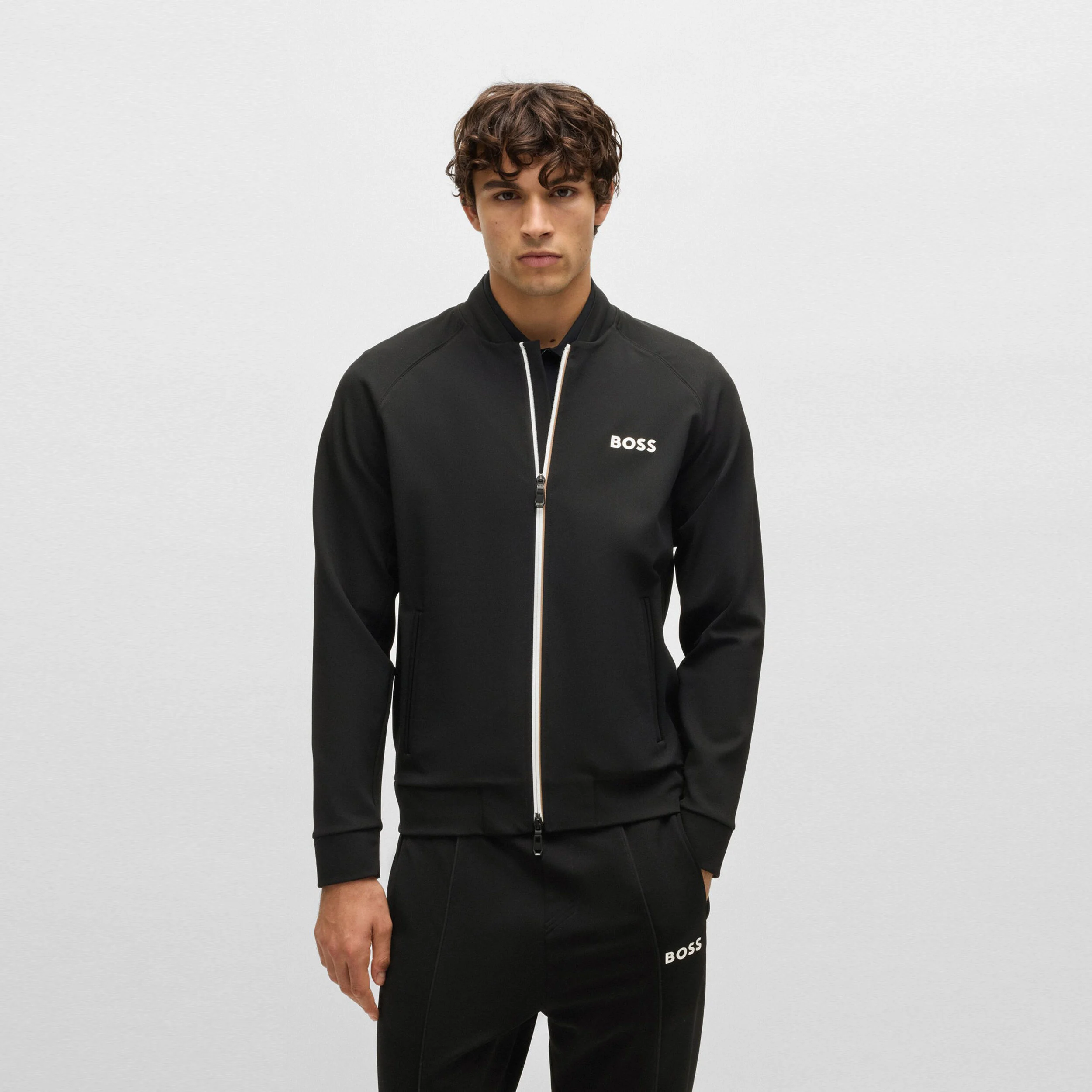 BOSS Samoo Veste De Survêtement Hommes - Noir