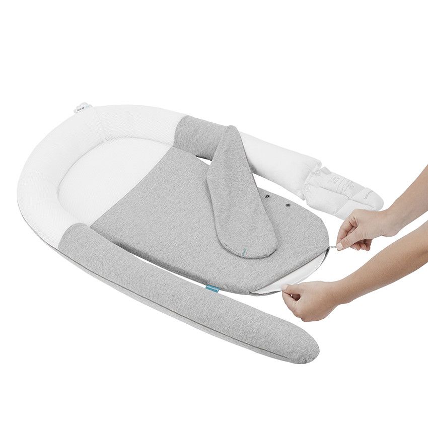 Réducteur anti-coliques CloudNest avec bouillotte intégrée - Ecru