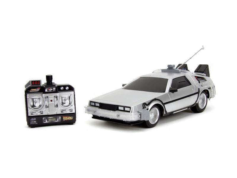 Jada Toys Back to the Future RC Time Machine RTR, 1:16 Ferngesteuerter DeLorean DMC-12 aus Back to the Future
