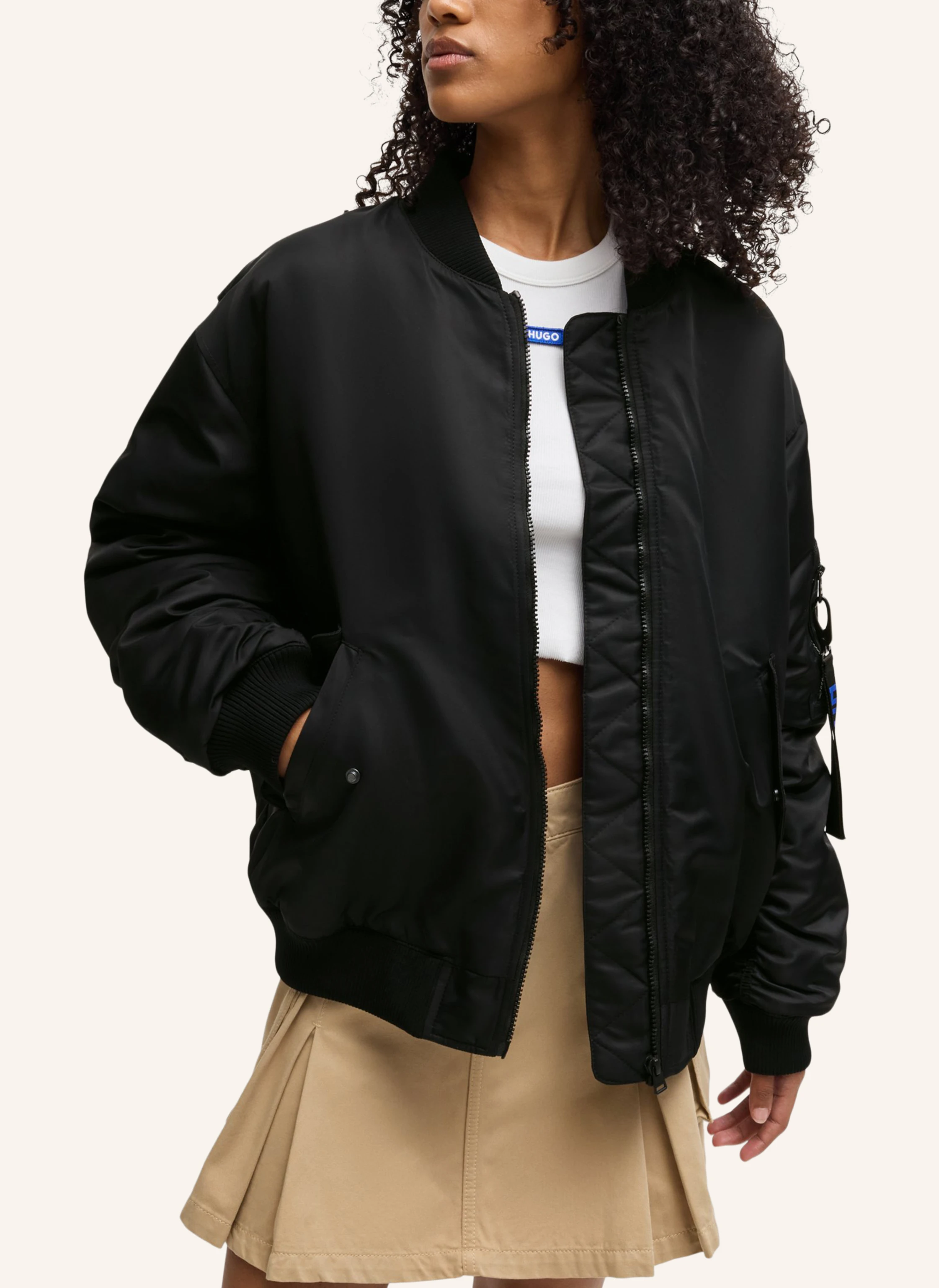 HUGO Casual Jacke FALORRI-1_B Relaxed Fit