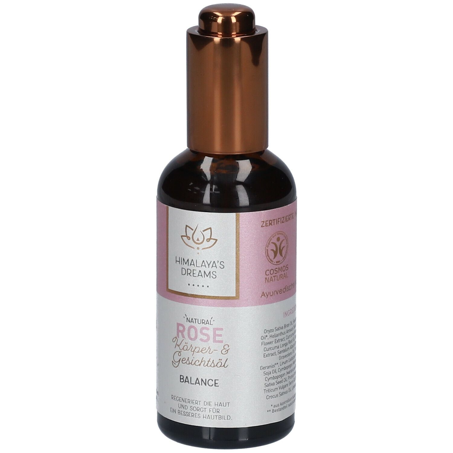 Himalaya´s Ayurveda Kröper- und Gesichtsöl Rose/ Balance