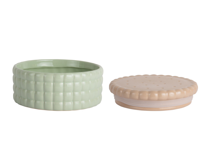 Storage Jar Biscuit Box Large PT3982LG Soft green