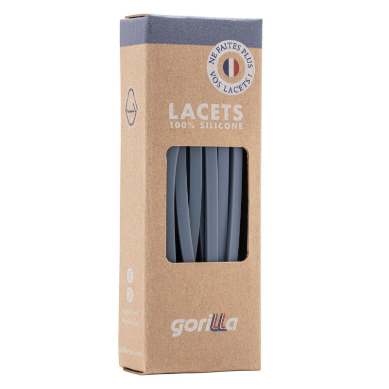 Gorilla Gorilla Lacets Fins Galet