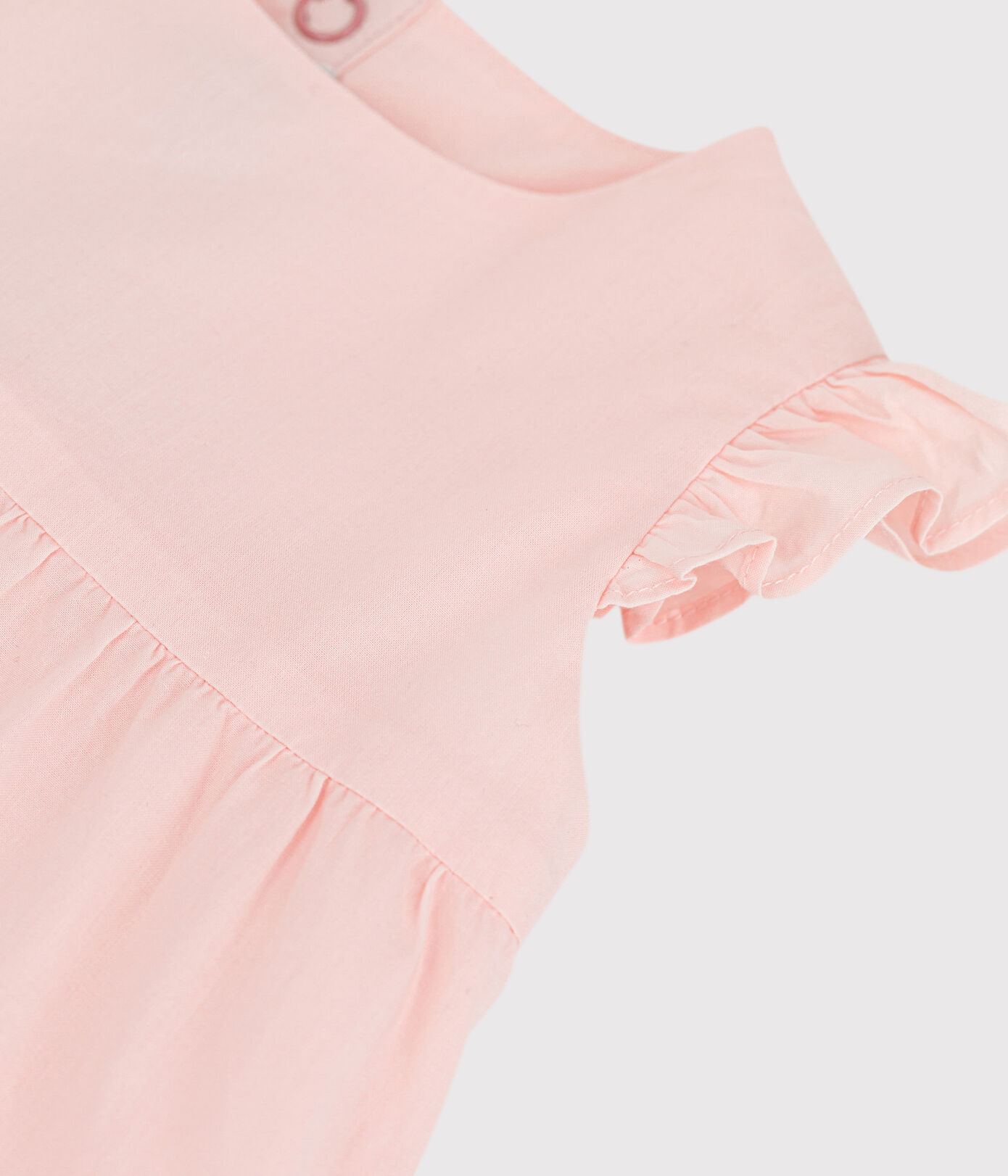 Robe sans manches bébé en popeline