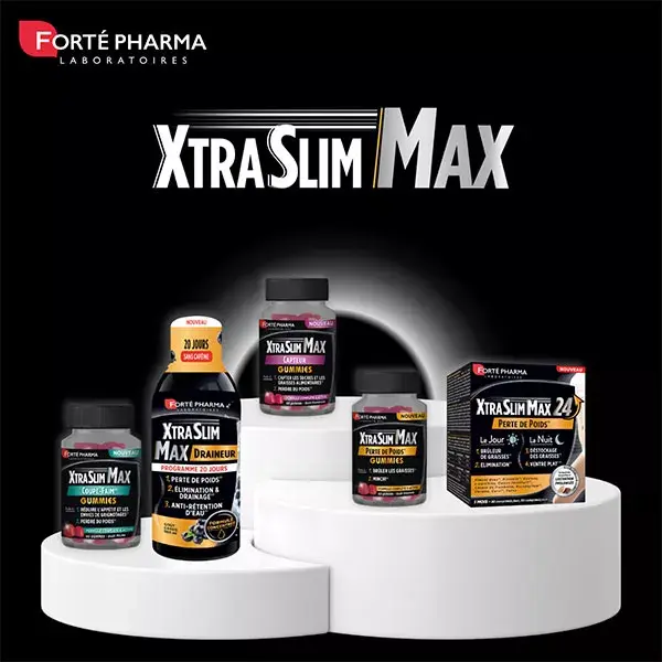 Forté Pharma XtraSlim Max Gummies Queimador de Gordura para Emagrecimento - 60 Gomas