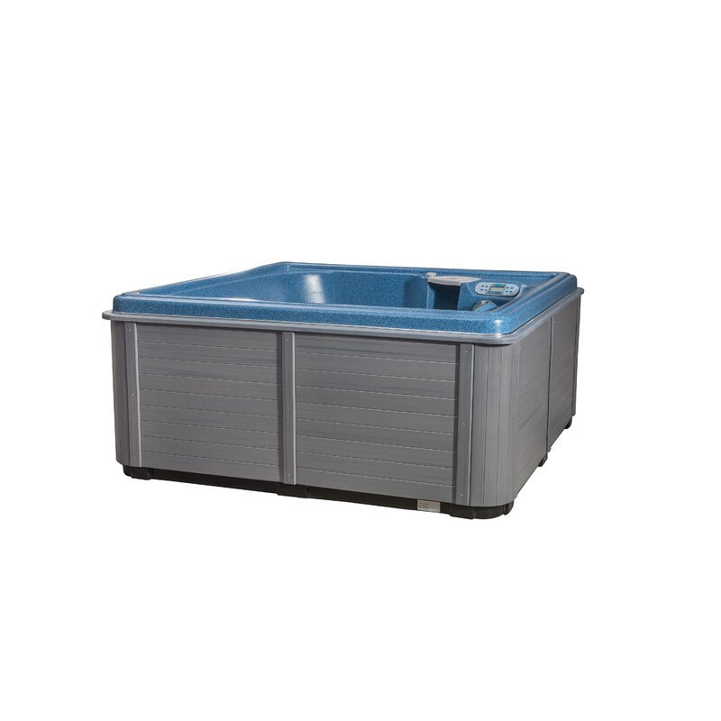 Thermospas 4 - Banheira de Hidromassagem Quadrada de Acrílico com 42 Jatos e Ozonizador para 4 Pessoas