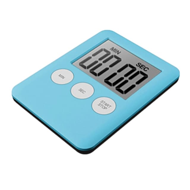 Tynd Køkken Timer Timer Storskærm Digital Magnetisk Nedtælling