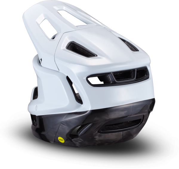 Specialized Gambit Mips Fullface Hjelm, White/Carbon