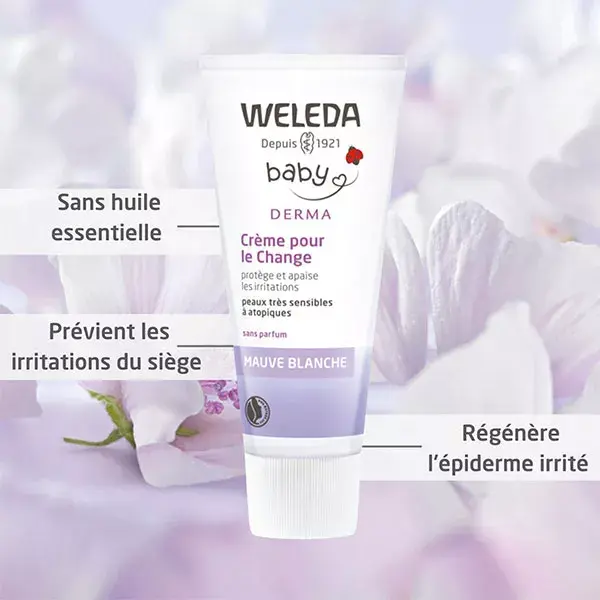 Creme para Assaduras Weleda Baby Mauve White Orgânico 50ml