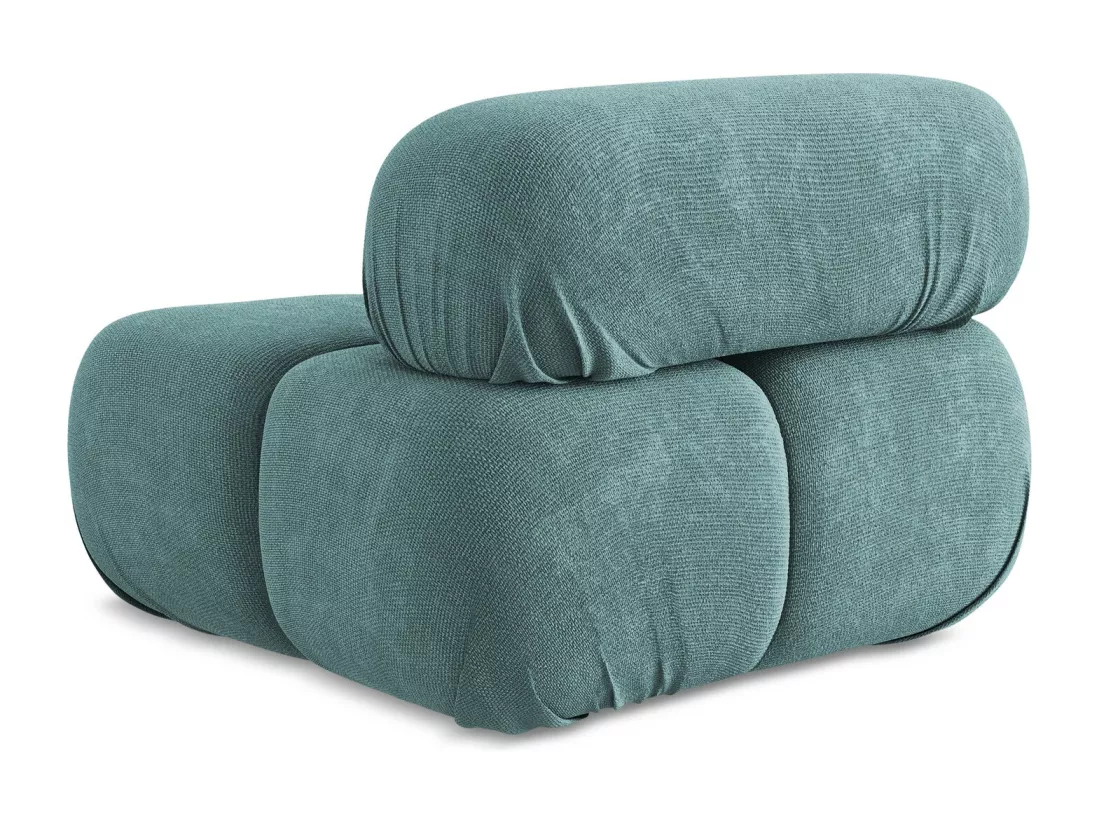 Fauteuil en Chenille - jeans - LOKUA