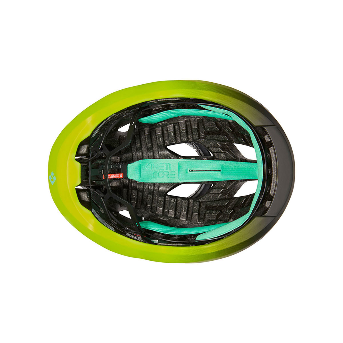 Lazer Strada KinetiCore Race Fietshelm Mat Donkergrijs/Geel