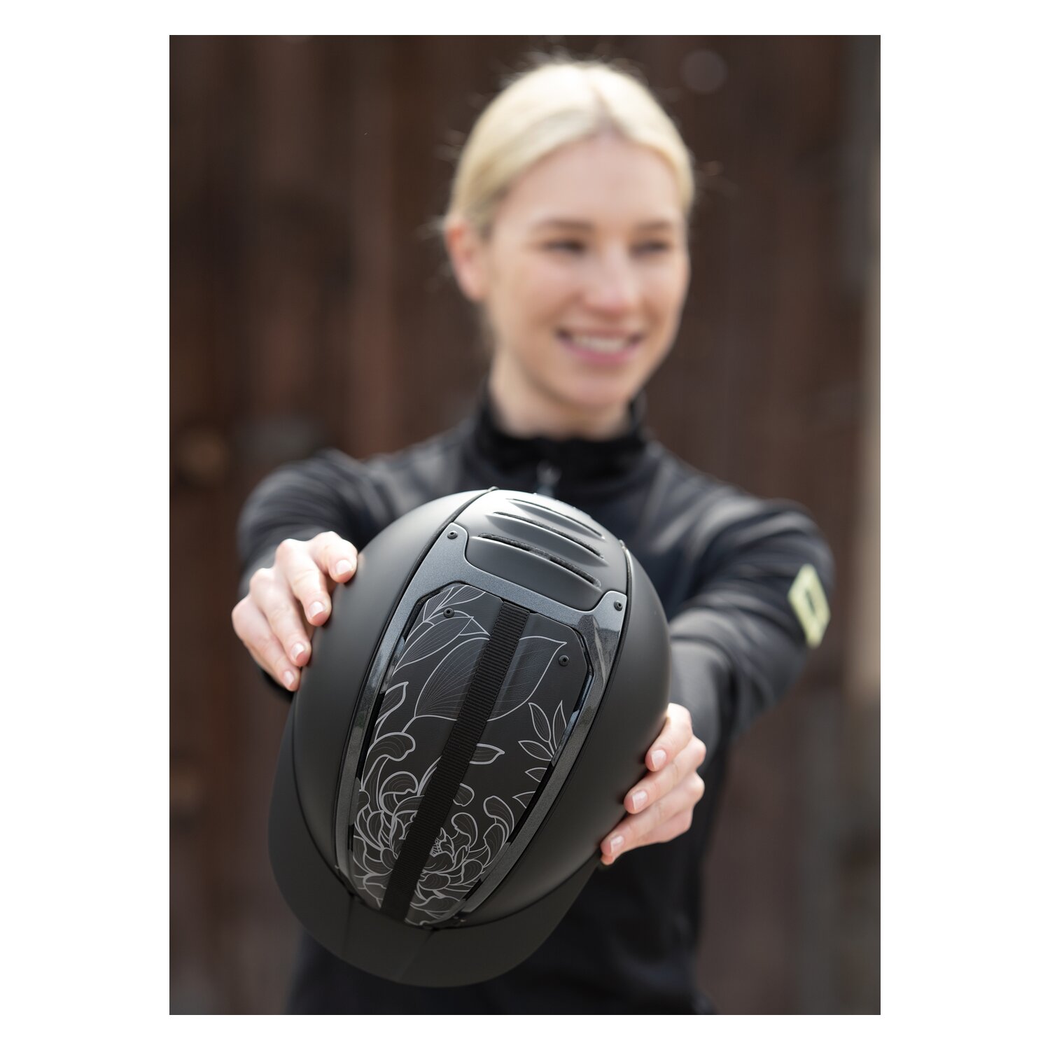 CASCO Reithelm Duell One  - chrysantheme