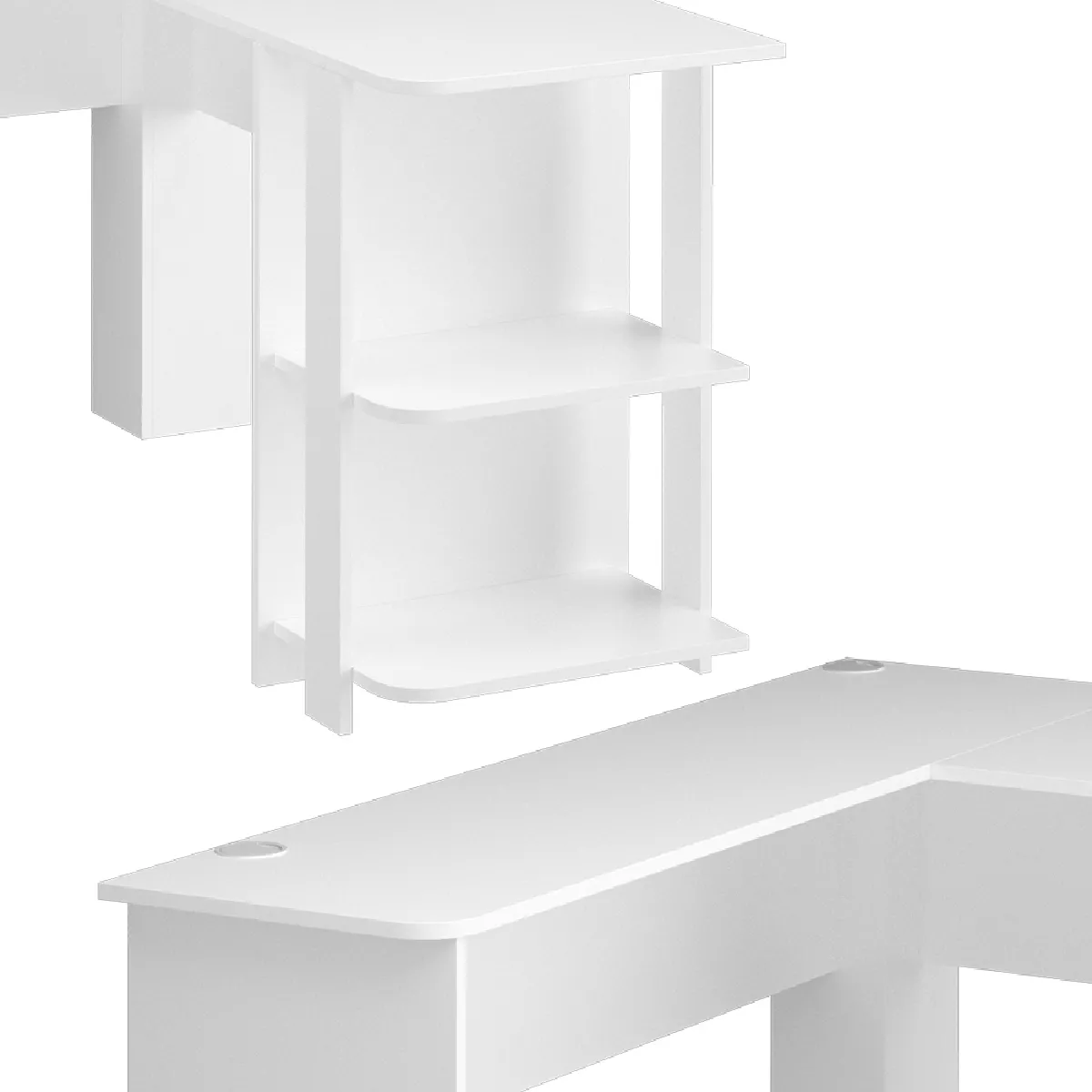 MPC Bureau D'angle Blanc 140