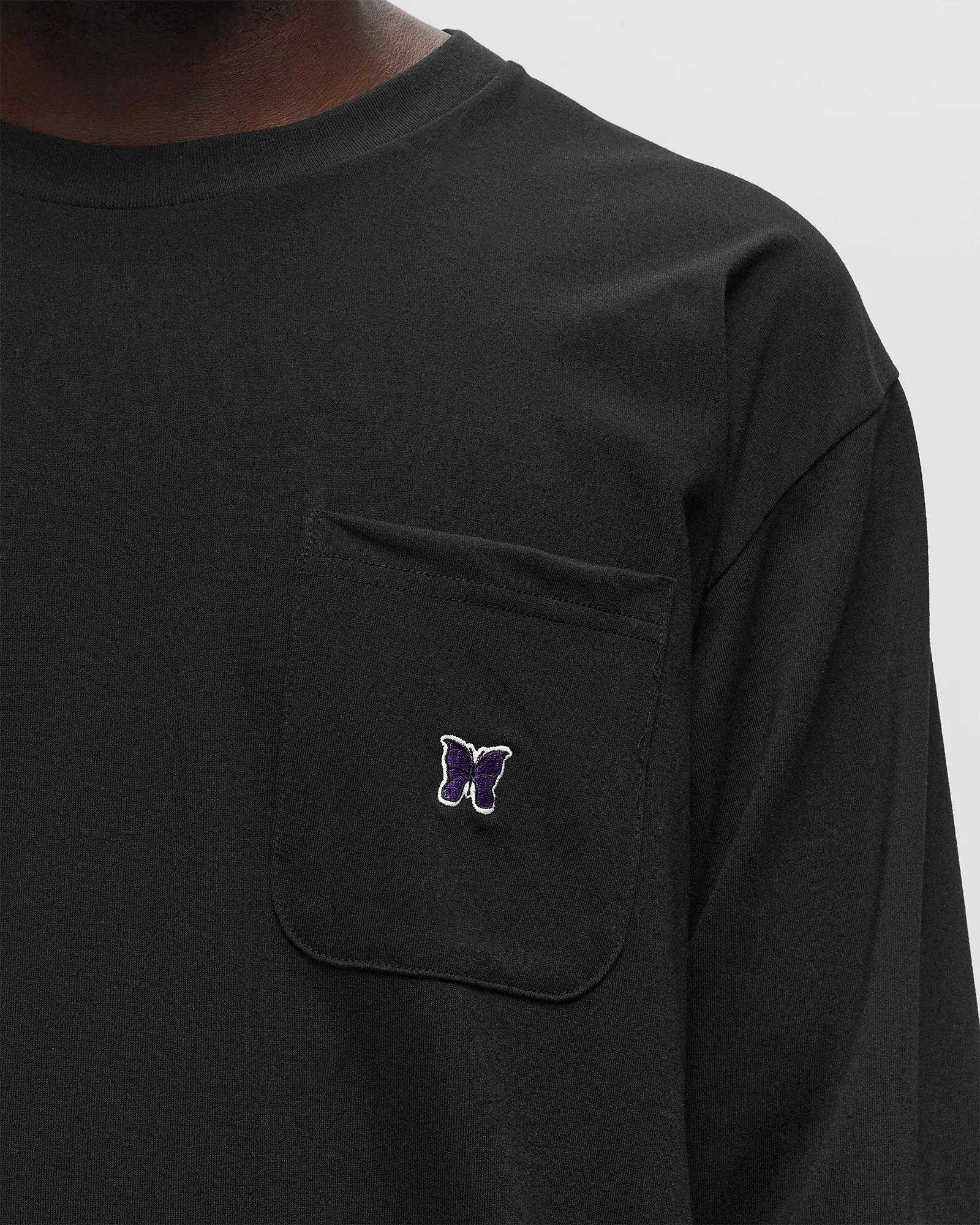 Needles L/S Crew Neck Tee