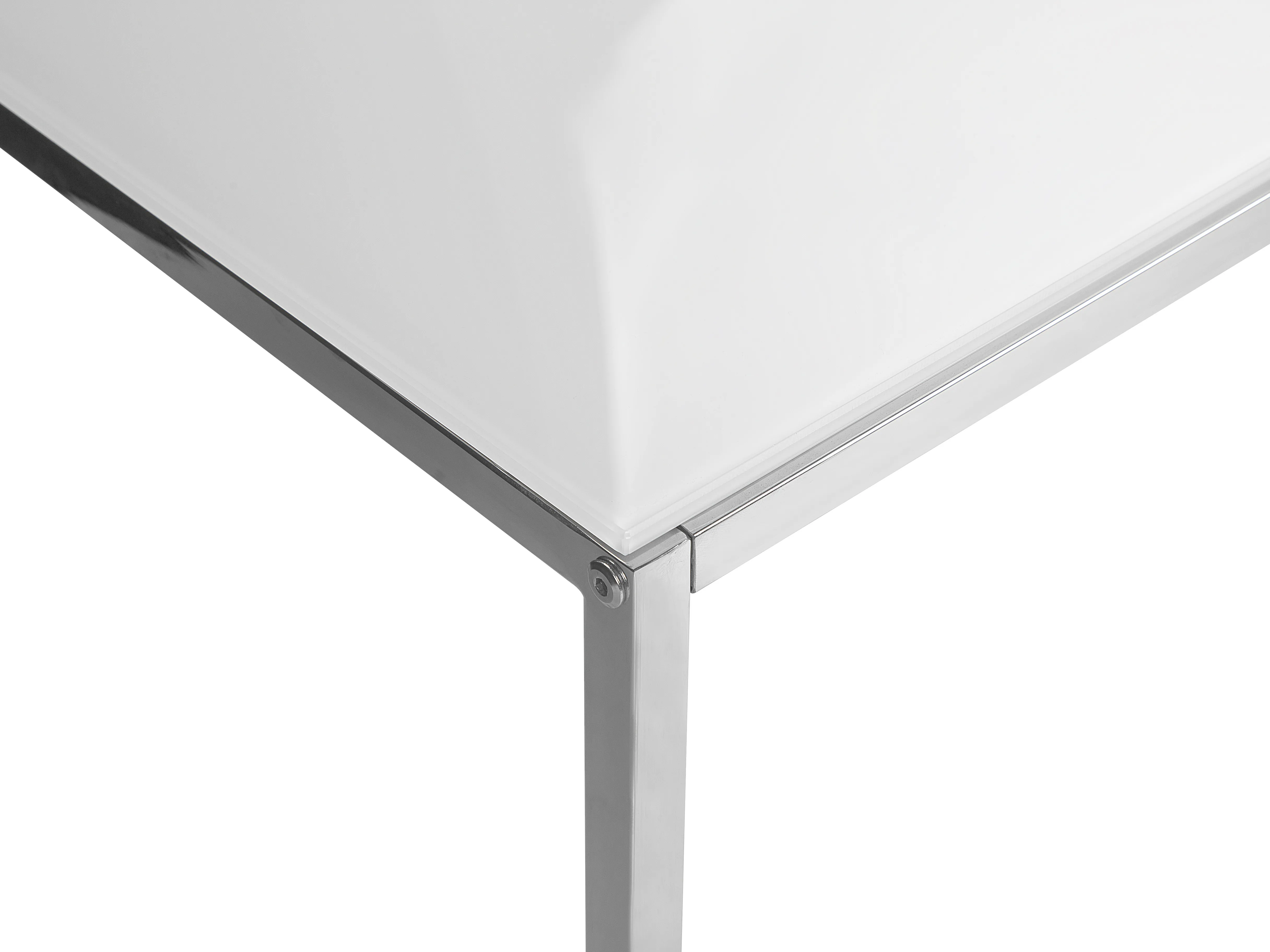 Set van 2 salontafels BREA Veiligheidsglas Wit