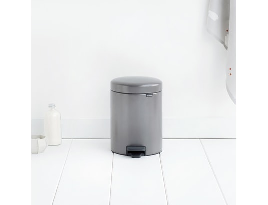 BRABANTIA - Poubelle à pédale 5l platinum - 112683