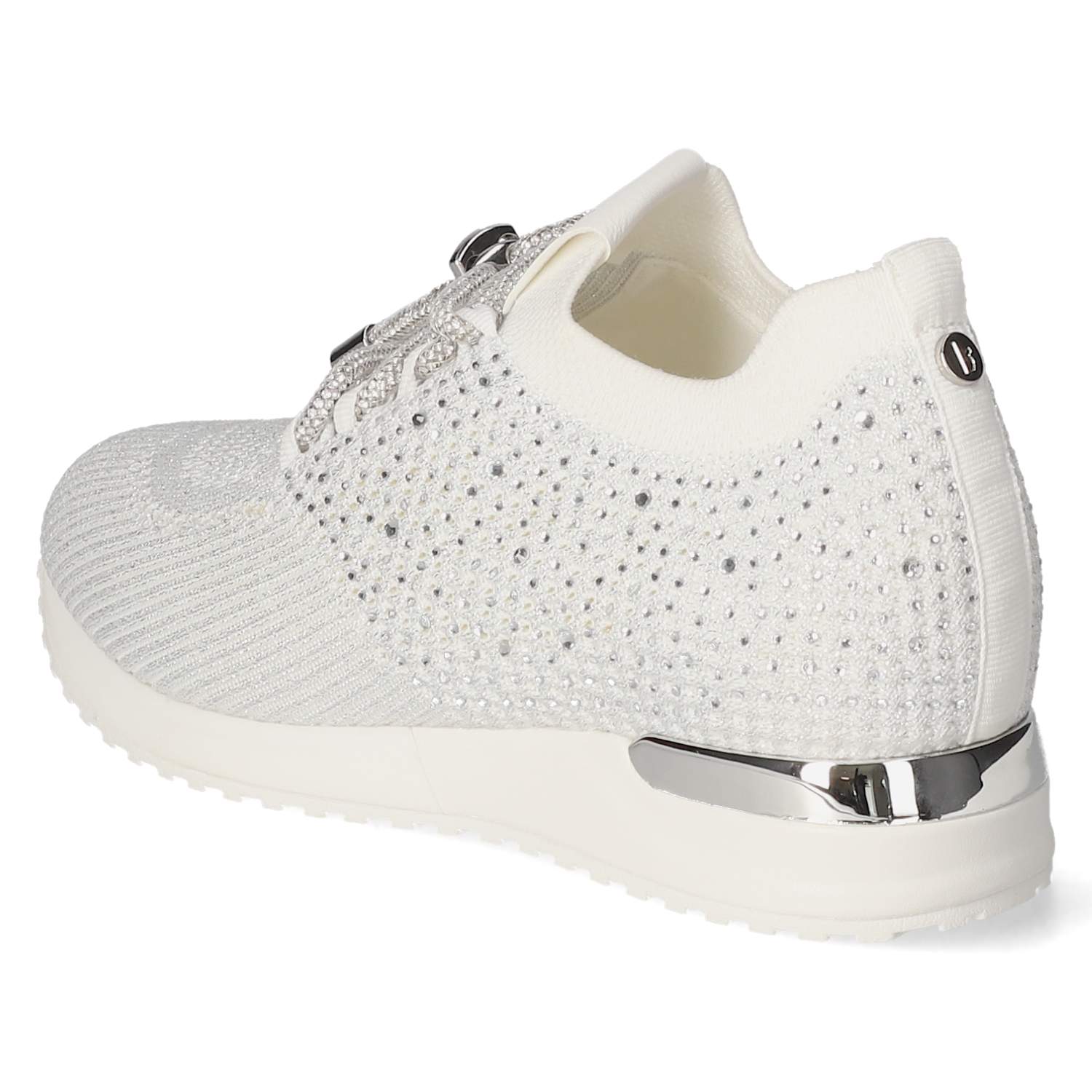 La Strada Low Sneaker - white silver