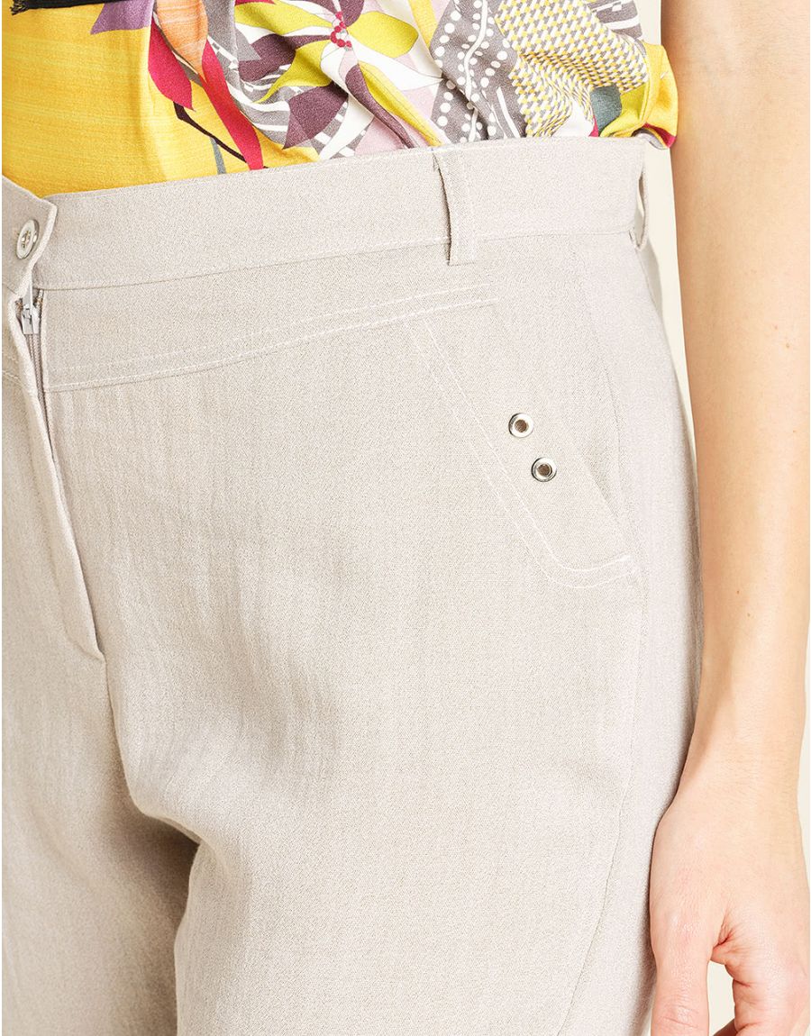 Pantacourt chic beige