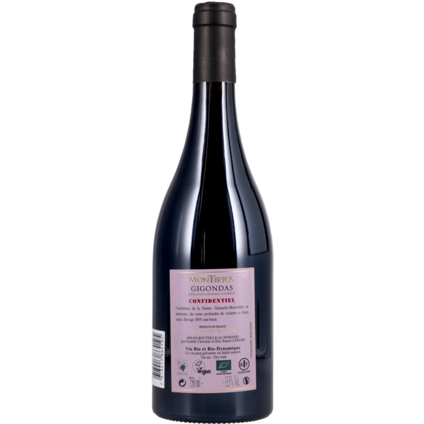 Gigondas AOP Confidentiel, Montirius -75cl