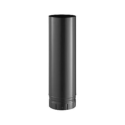 Tuyau de poêle à bois émaillé gris 50 cm ø130 mm Poujoulat