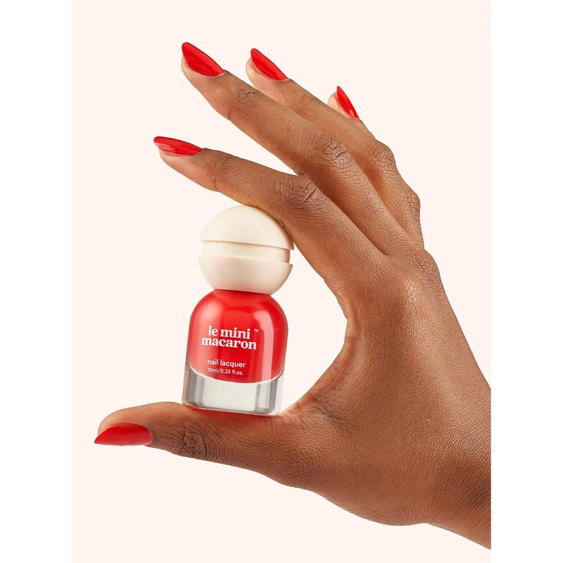 Le Mini Macaron Le Sweet Nail Polish 10 ml - Cherry Red