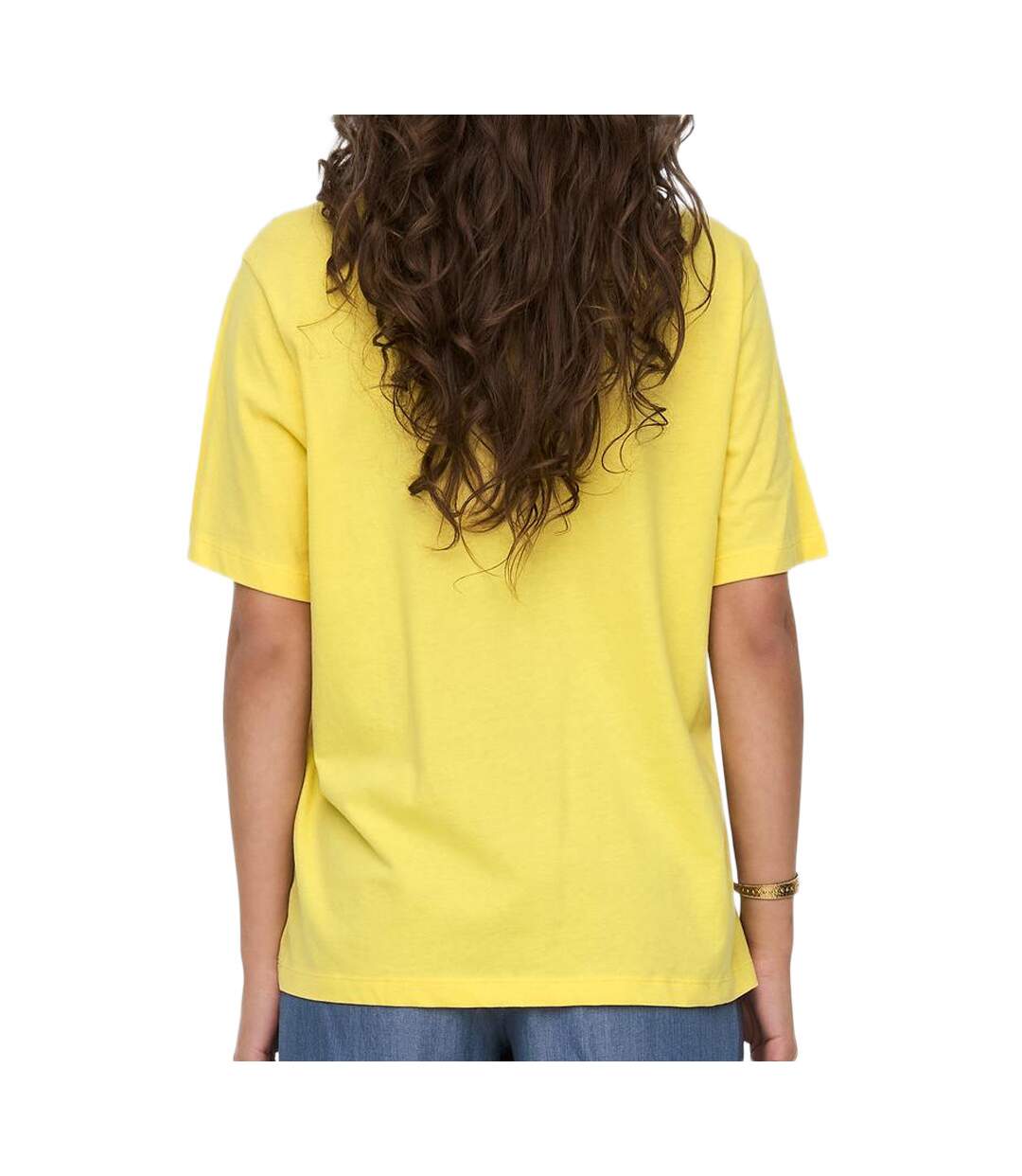 T-shirt Jaune Femme JDY Tokoy