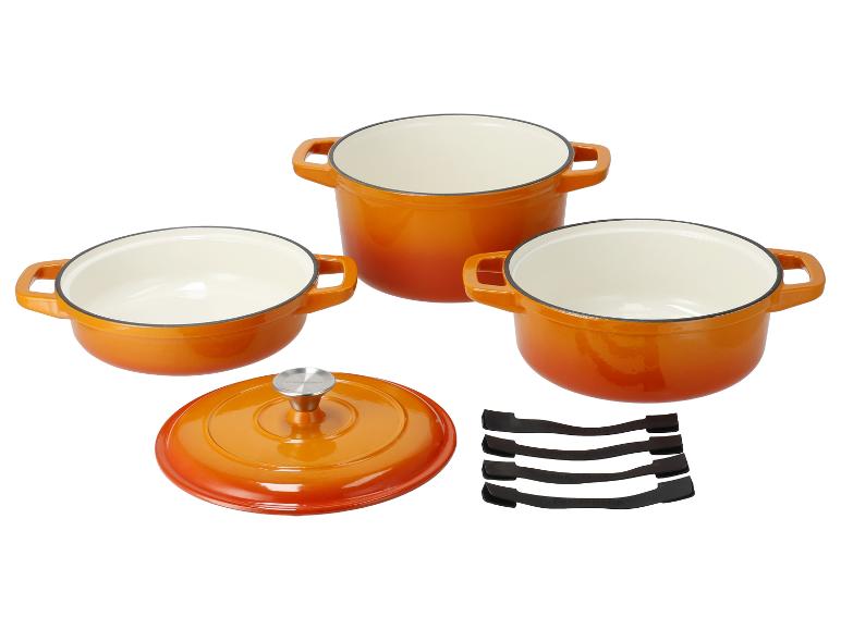 Gietijzeren pannenset