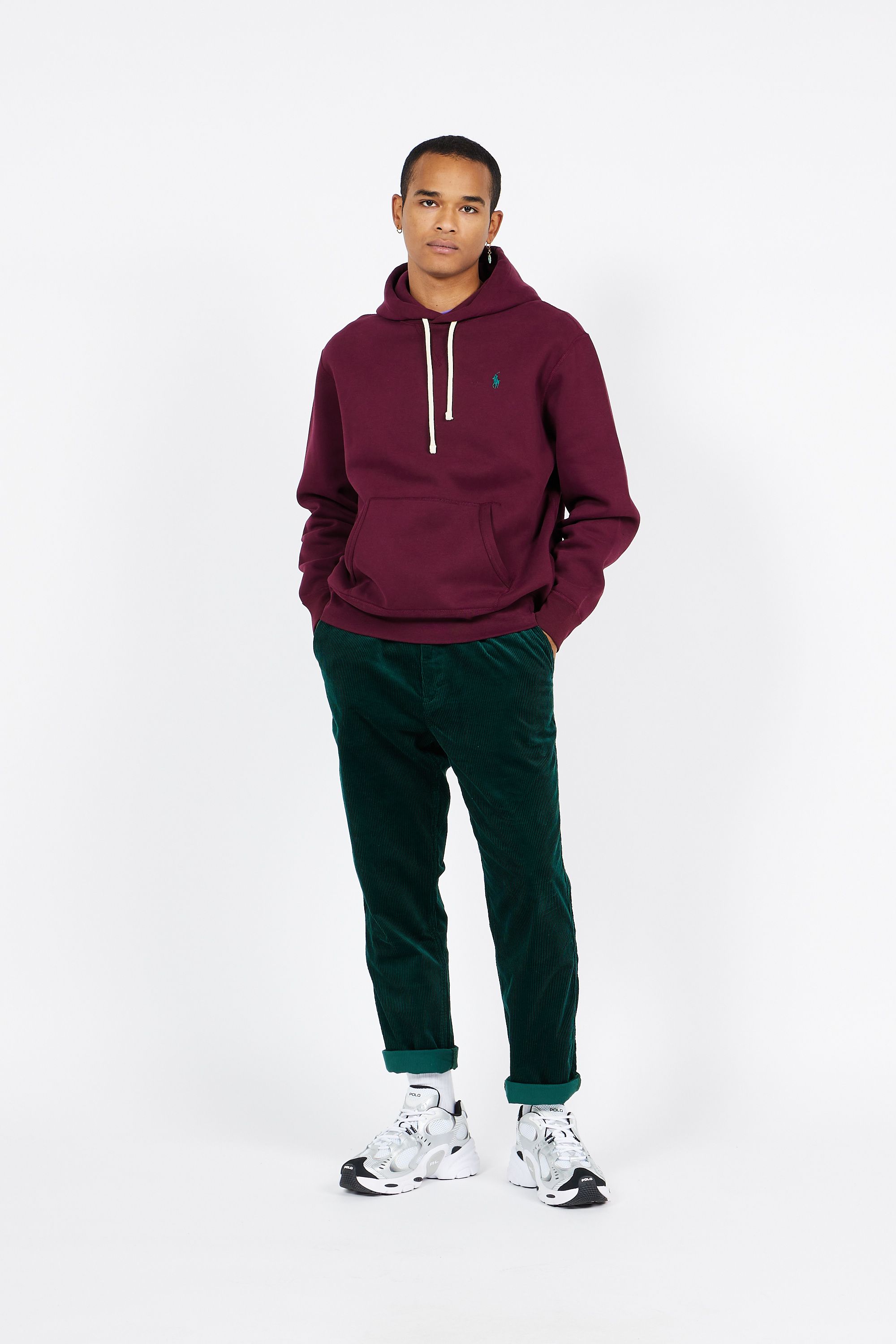 POLO RALPH LAUREN hoodie The RL Fleece Hoodie Rouge