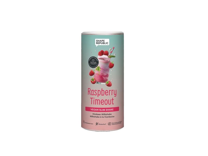 Shape Republic Slim Shake Himbeere Milchshake 420g Mahlzeitenersatz mit Süssungsmitteln