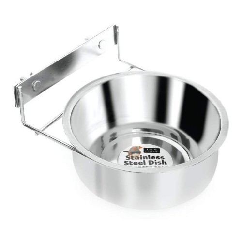 Comedouro elevado para cães com presilha de fixação