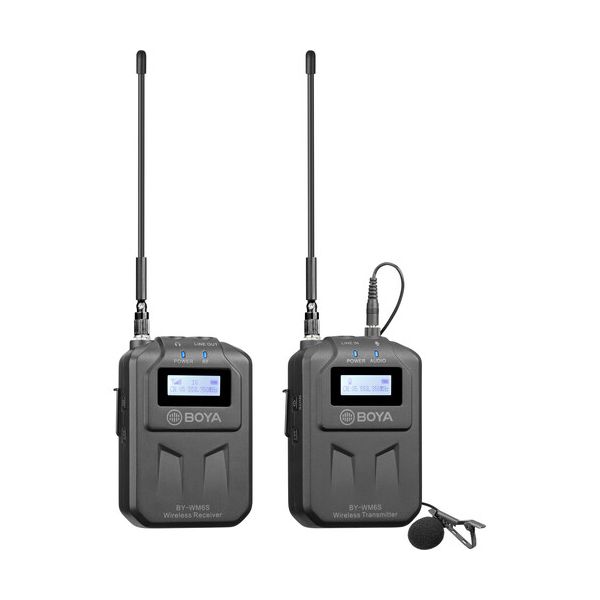 Boya Microfone Lapela Wireless UHF BY-WM6S