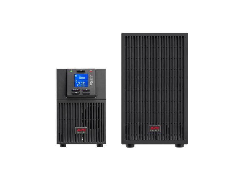 APC USV SRV2KIL-E 2000 VA / 1800 W Inkl. externer Akkupack APC Easy UPS On-Line, 2000VA/1800W, Tower, 230V, 4x IEC C13 Ausgänge, Intelligenter Kartensteckplatz, LCD, verlängerte Laufzeit