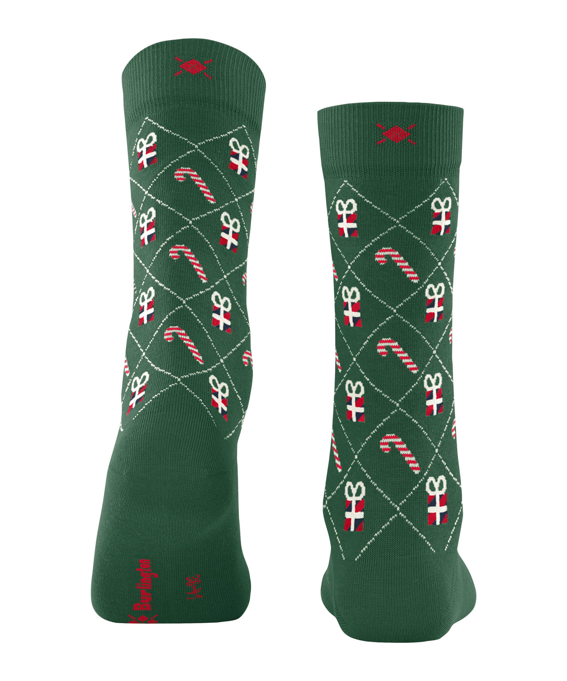 Burlington| Damen Socken X-Mas Argyle